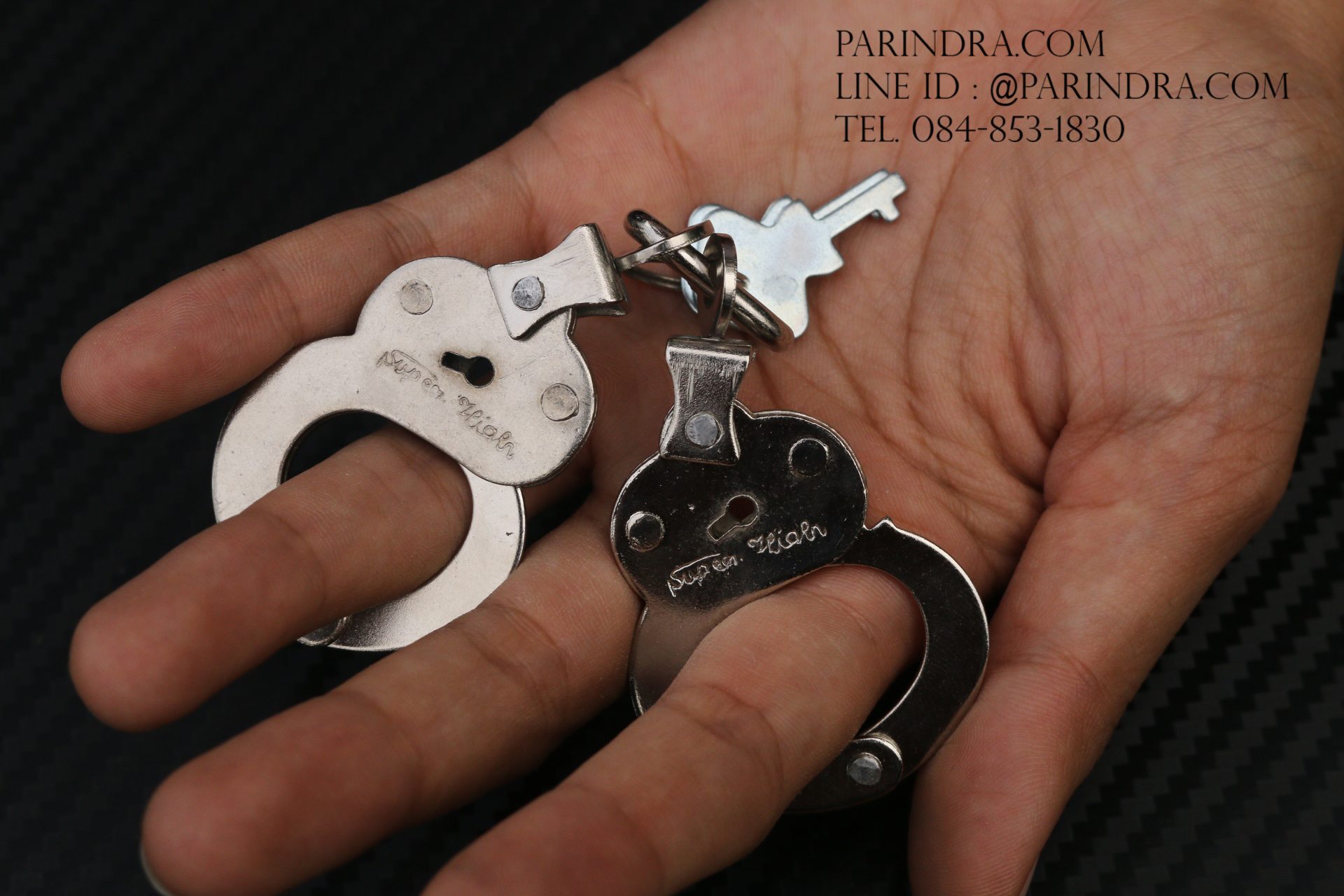 กุญแจนิ้ว ล๊อคนิ้วเท้า อย่างดี ทนทาน พร้อมซองหนังพกพา