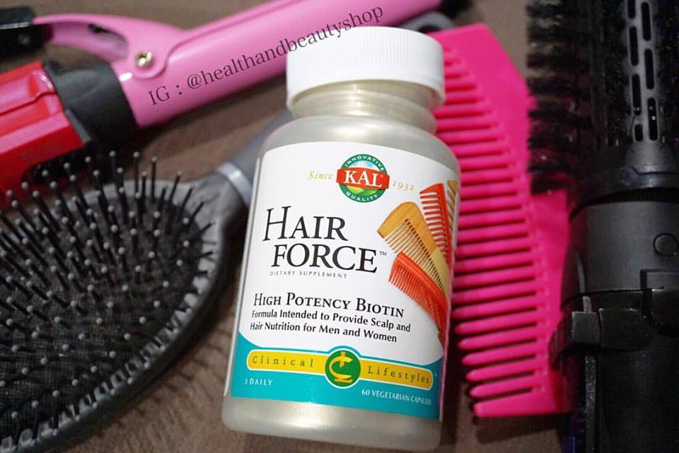 KAL, Hair Force, High Potency Biotin, 60 Veggie Caps