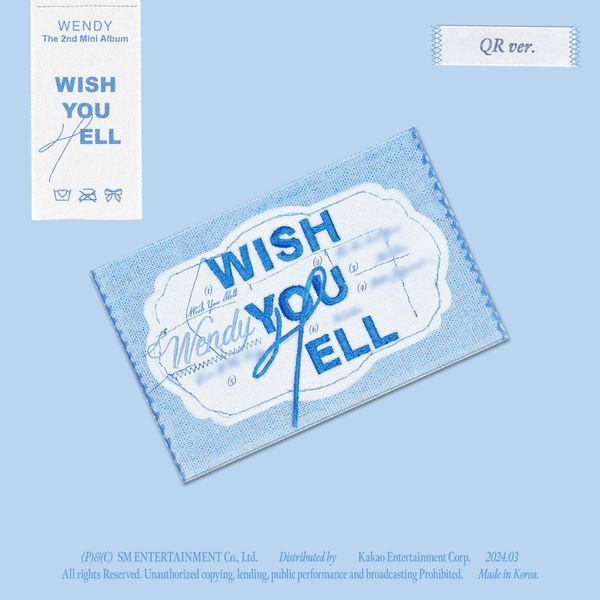 อัลบั้ม #WENDY - 2nd Mini Album Wish You Hell (QR Ver.) (Smart Album) - รอนำเข้า 14- 25 วัน -
