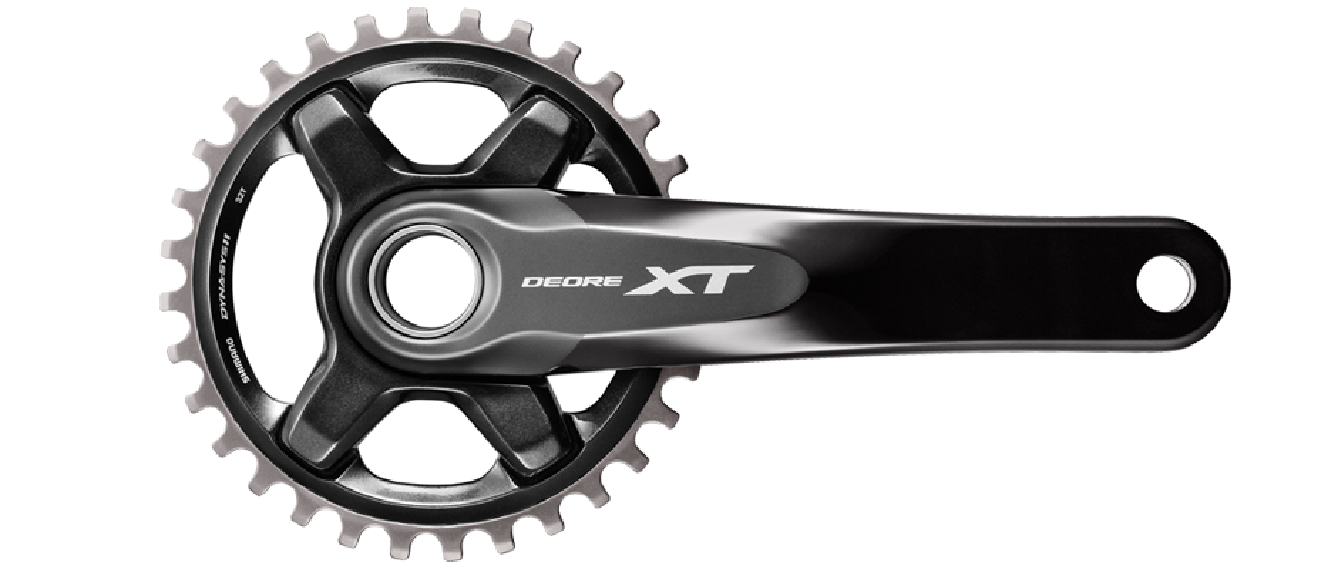 จาน XT, FC-M8000-1, จานชั้นเดียว, 11-SPD, 34T, 175MM, พร้อมกะโหลก