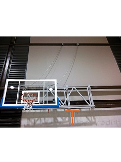 แป้นบาสเกตบอล พับเก็บด้านข้าง SIDE FOLDING