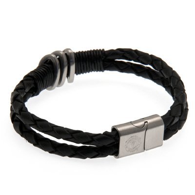 สร้อยข้อมือ ที่ระลึก แมนยู ของแท้ 100% Manchester United F.C. Leather Bracelet สวยงามปราณีต เป็นของฝาก สะสม แด่คนที่รัก