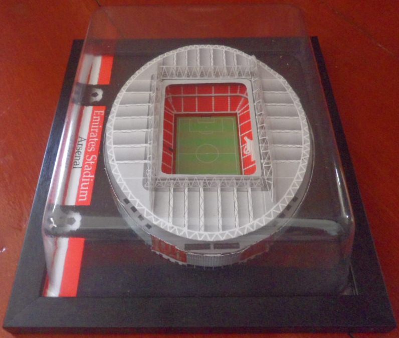โมเดลสนามฟุตบอล สโมสรอาร์เซนอล - สนามเอมิเรตส์ สเตเดี้ยม ใหม่ / ARSENAL Football Club Football Stadium Model - EMIRATES Stadium NEW