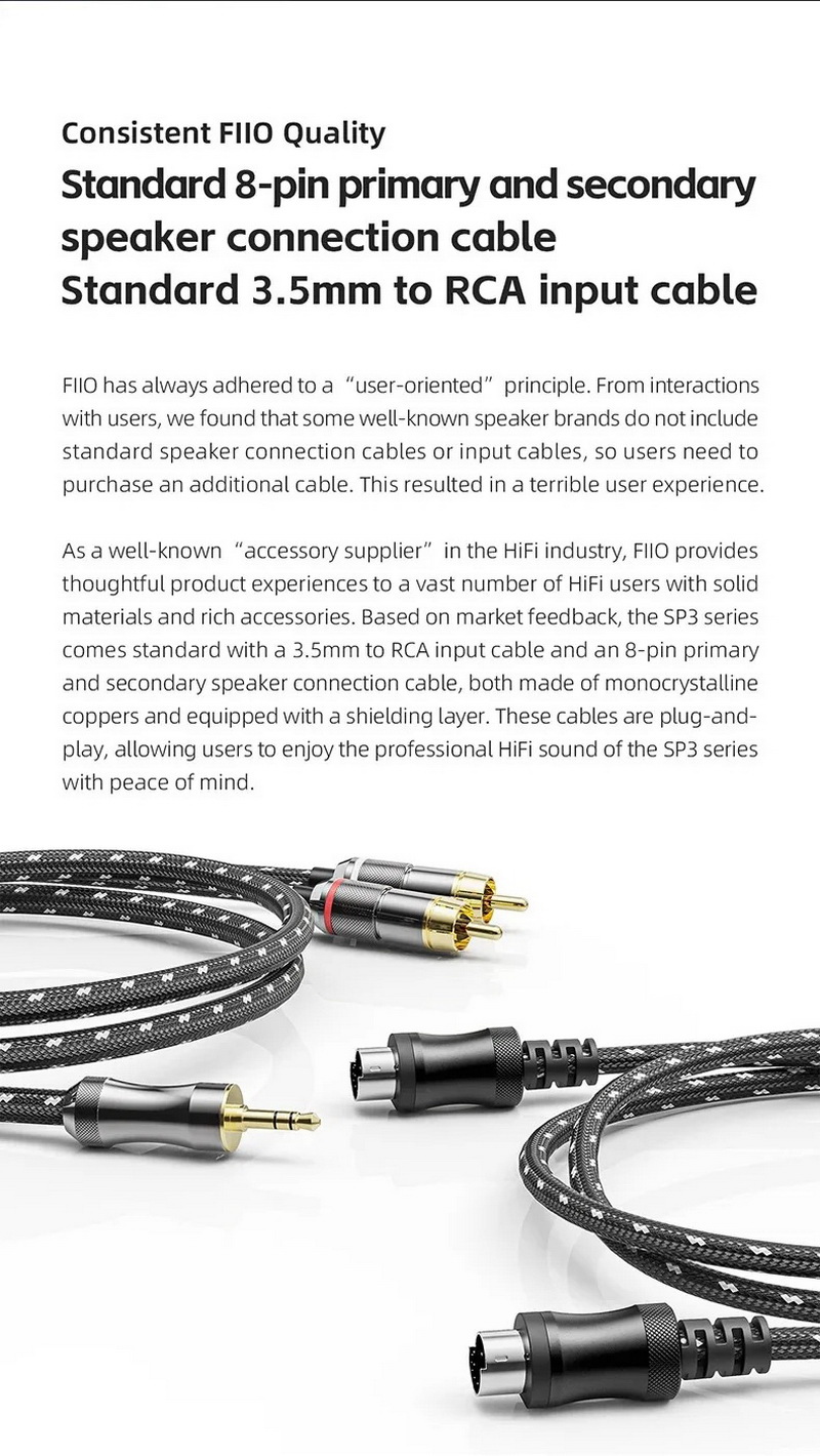 FiiO SP3 BT สุดยอดลำโพง Bluetooth Active Speakers ระดับ High Fidelity รองรับ LDAC, Dual Hi-Res ประกันศูนย์ไทย