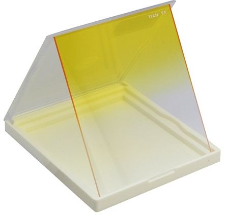 Tianya Gradual Yellow Filter P size ครึ่งซีก สีเหลือง ขนาด 83 มม
