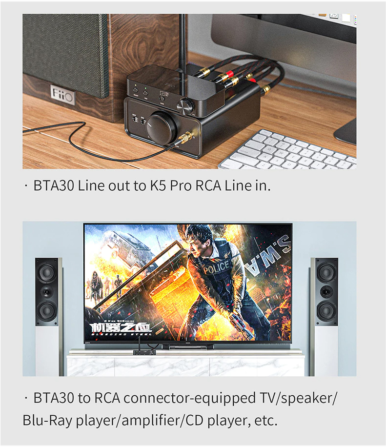 ขาย FiiO LR-RCA2 สาย Dual RCA เกรดพรีเมี่ยมสำหรับเครื่องเสียง