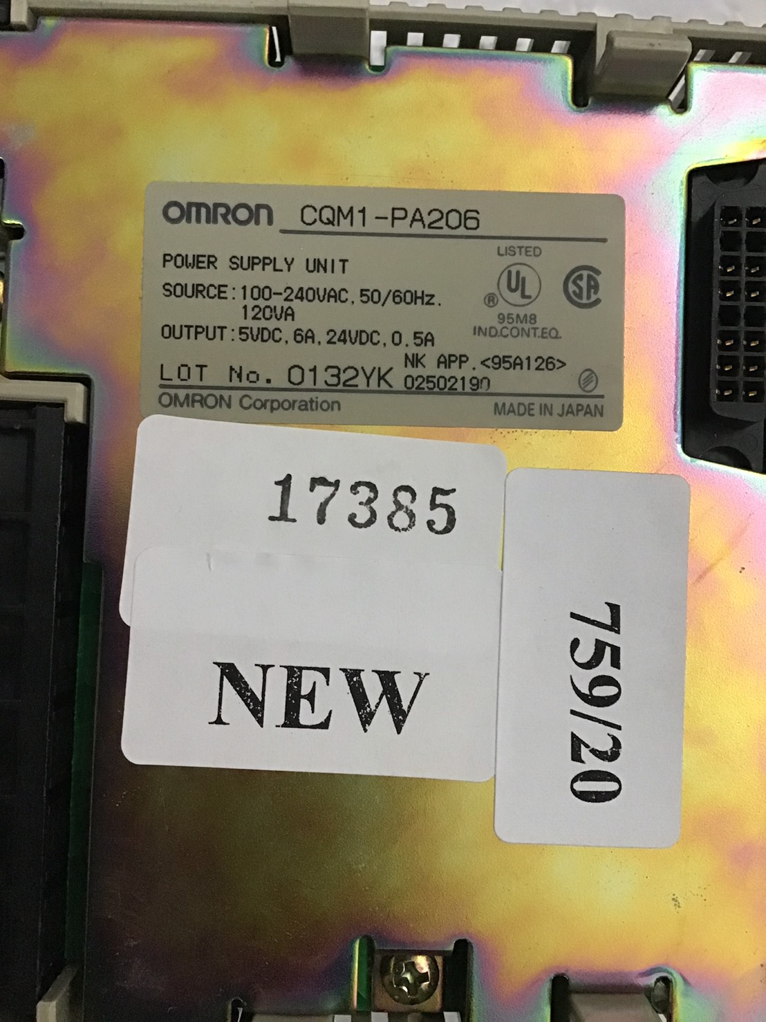 CQM1-PA206 PLC " OMRON "