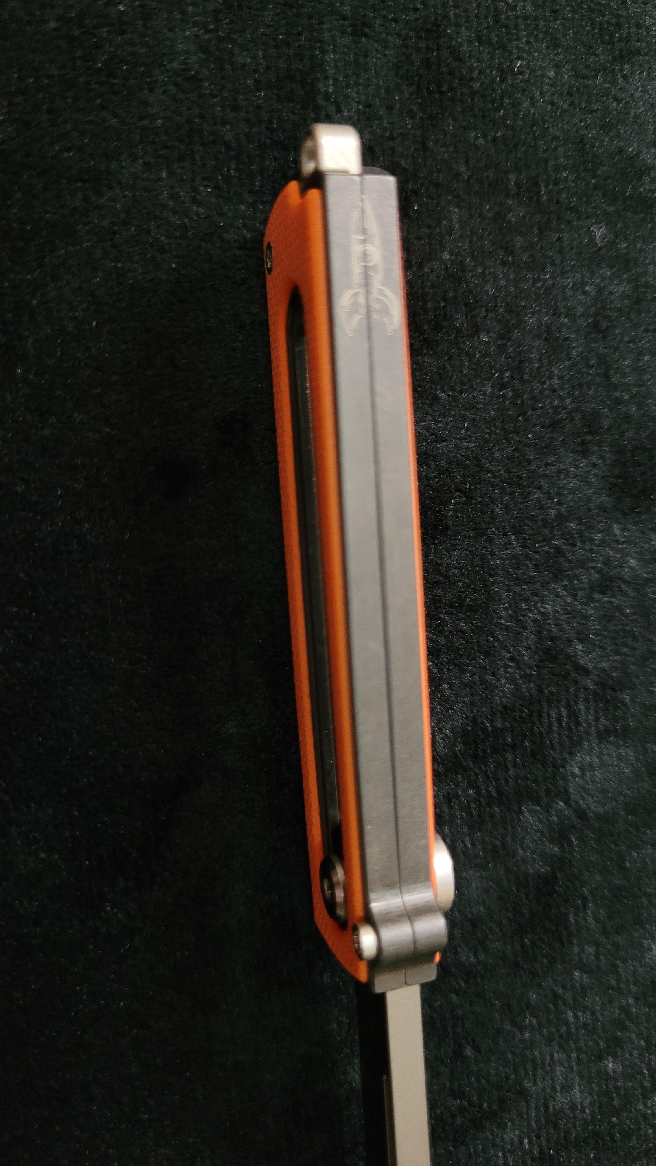 Zr BarloX with M390 Blade-for a short time Dealer's Cost Orange DLC Black Blade