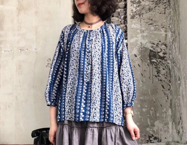 เสื้อคอจีนผ้าฝ้ายนุ่ม muye