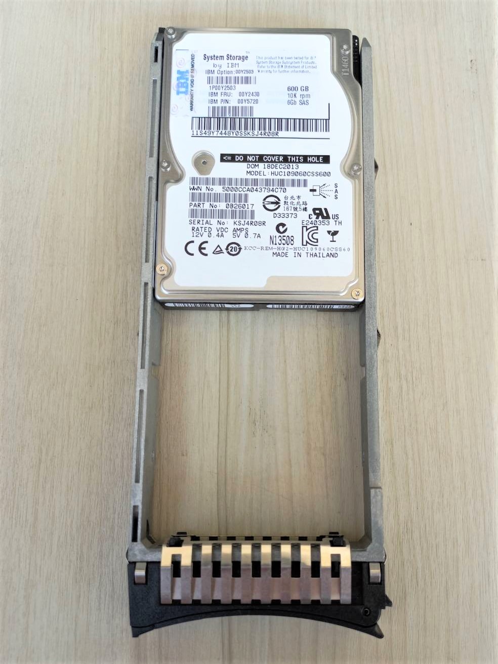 00Y2430 00Y5720 00Y2503 IBM 600Gb 10k 6Gbps 2.5 for Storwize v7000 Gen 1.