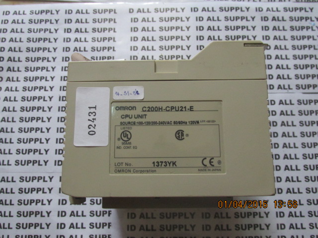 C200H-CPU21-E PLC “ OMRON ”