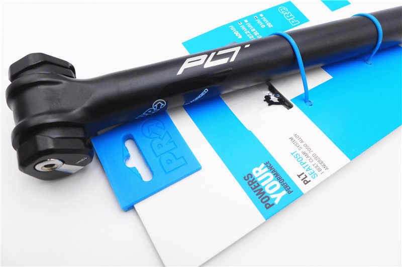 หลักอาน PRO PLT SEATPOST 31.6, เยื้อง20/เยื้อง0 ยาว 400มม. สีดำ