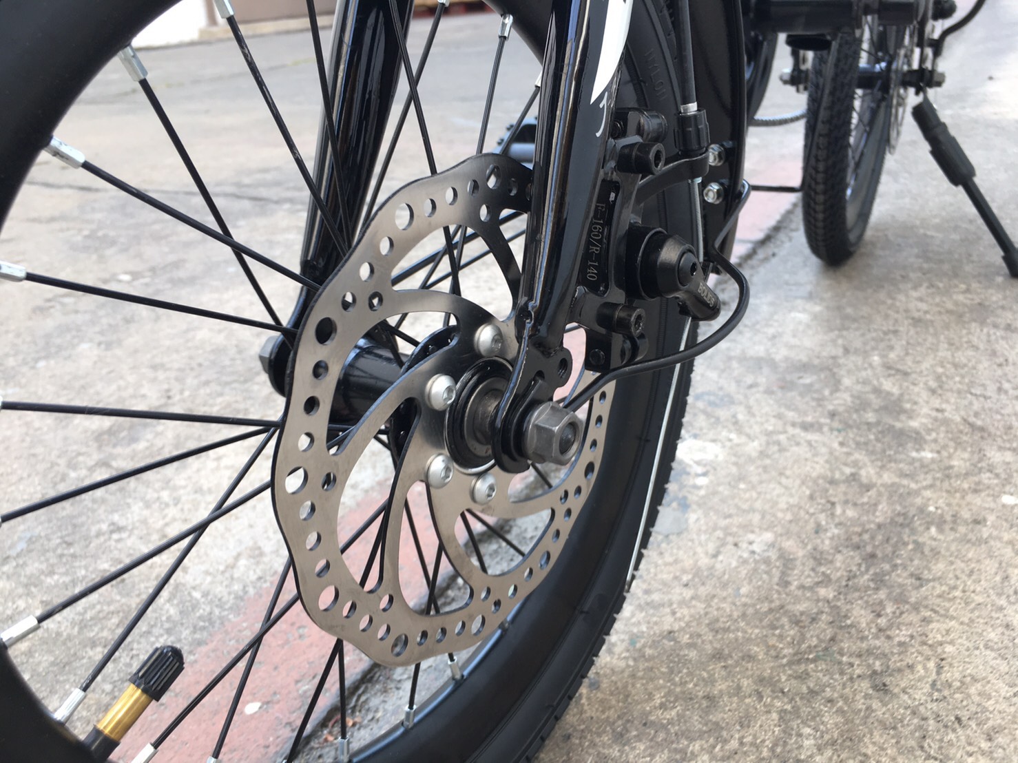 จักรยานพับ TIGER J-BLACK 16"นิ้ว Single speeds เฟรมเหล็ก, ปี 2021