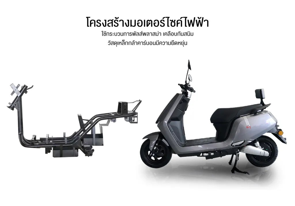 Electric motorcycle KT model KT-E9 comes with LED screen 2000W 72V 20AH top speed 70 Km/h, gear system, automatic system.