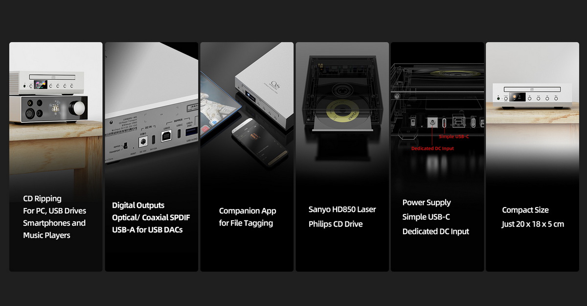 Shanling CR60 เครื่องเล่น CD สุดคุ้ม RIP CDได้ หัวอ่าน Sanyo HD850 ประกันศูนย์ไทย