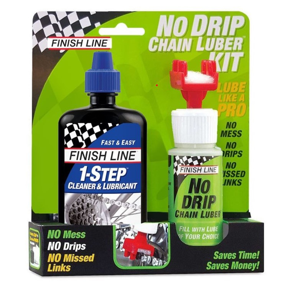 ชุดน้ำมันหล่อลื่น FINISH LINE 1-STEP 4 OZ. X NO DRIP CHAIN LUBER