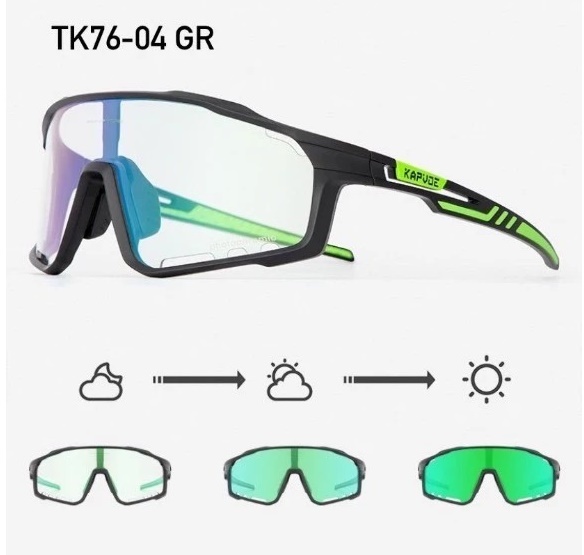 แว่นตา KAPVOE รุ่น X76 เลนส์ Photochromic เลนส์สีปรับแสงออโต้ วัสดุ TR90 ที่มีความเหนียวสูง ขาแว่นปรับได้
