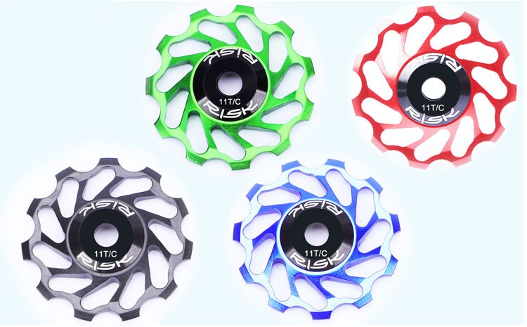 ลูกรอกตีนผี ลูกกลิ้งตีนผีหลัง RISK CERAMIC BEARING JOCKY WHEEL