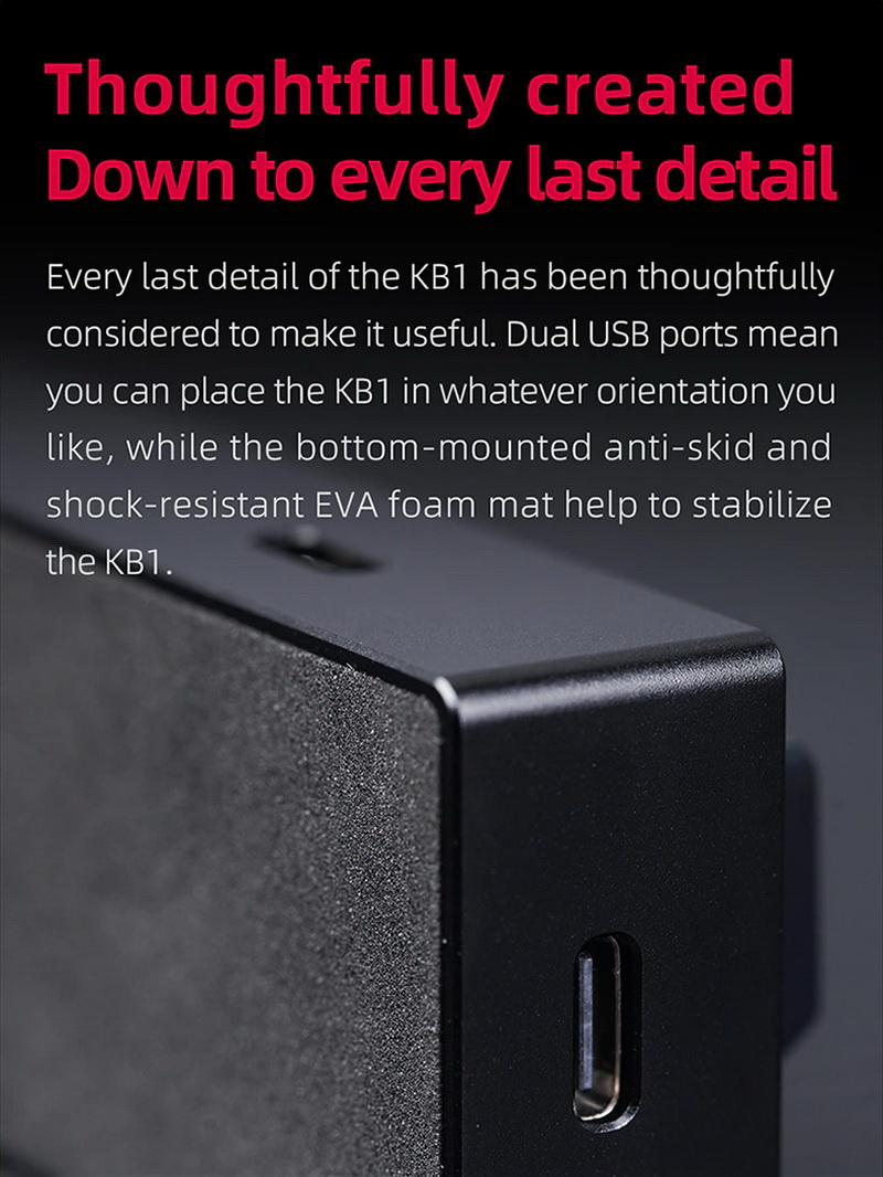 ขาย FiiO KB1 คีย์บอร์ด Mechanical สำหรับเครื่องเสียง ตั้งมาโครได้ ประกันศูนย์ไทย