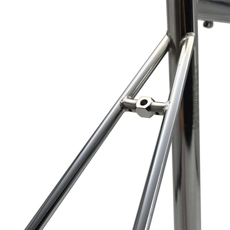 DARKROCK 702 Road Bike Frame with Fork, Cr-Mo Steel 4130 bicycle frame 700C steel frame