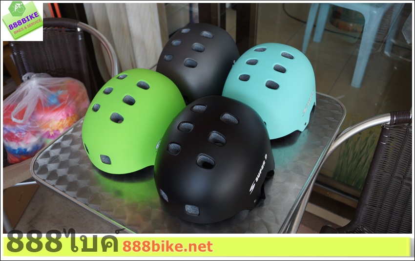 หมวกจักรยาน BMX Skate Cycling SUPER D D-TS91 size L 58-61