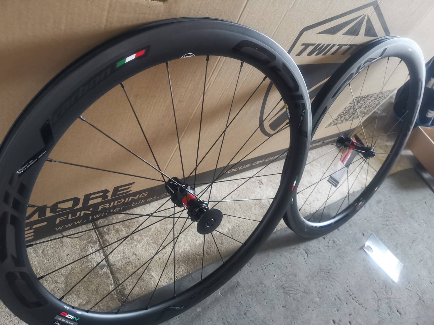 ชุดล้อเสือหมอบ ODIN DT240 36T Carbon 700c Wheelset (อัปคลิ๊กได้) 45/45, 50/50T
