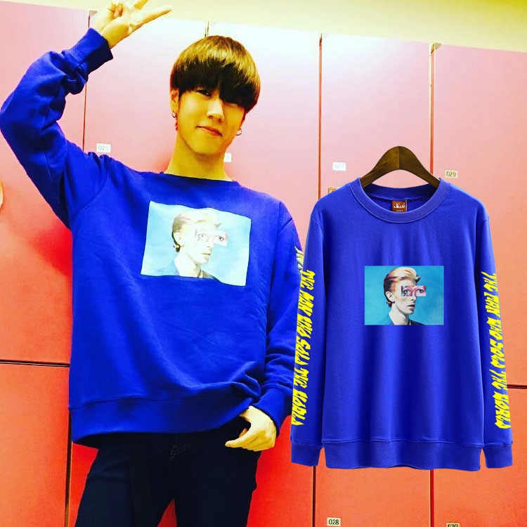 เสื้อแขนยาว (Sweater) สกรีนลาย แบบ Yugyeom