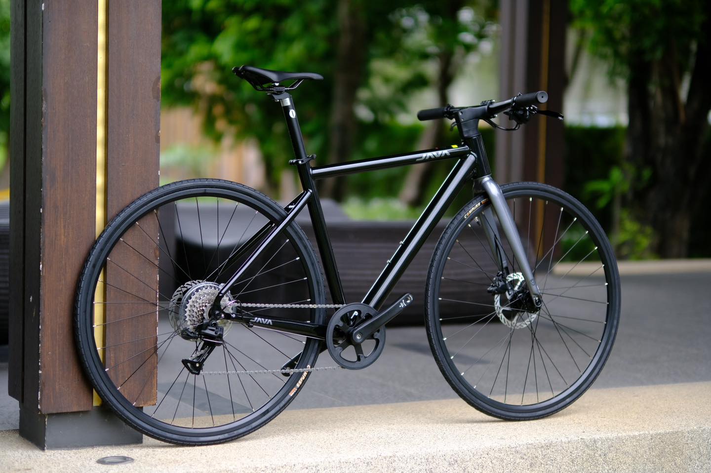 จักรยานไฮบริด JAVA WAHOO Hybrid 9 Speed ดิสเบรคน้ำมัน อลูมิเนียม เกียร์ L-TWOO ปี 2025