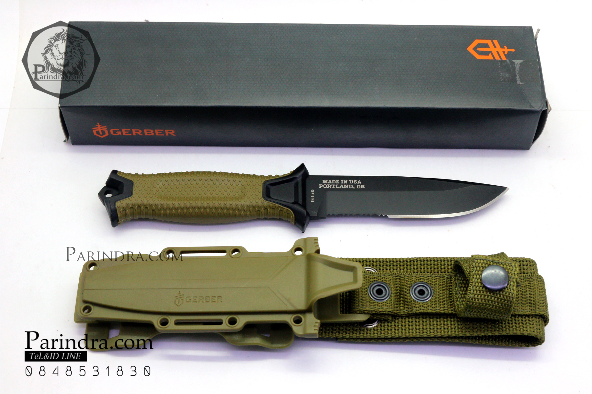 มีดใบตาย Gerber Strong Arm Semi serrated Fixed Blade OEM ขนาด 10 นิ้ว หล่อสุดๆ A++