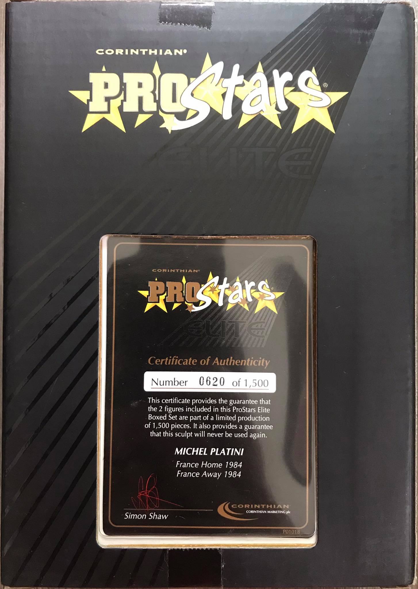 ตุ๊กตาโมเดลนักฟุตบอล ม.พลาตินี่ ทีมชาติฝรั่งเศส โครินเธียน โปรสตาร์ - ProStars Elite Limited Edition Series ใหม่ / M.PLATINI FRANCE National Football Team Corinthian ProStars Football Figure - ProStars Elite Limited Edition Series NEW