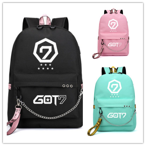 กระเป๋าเป้ไนลอนพาสเทล GOT7