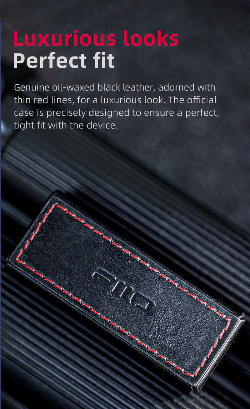 FiiO SK-KA5 Black เคสหนังกันรอยสำหรับ KA5 เฉพาะเคส [-เคส-]