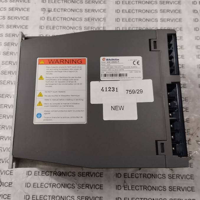 SDE-200A2-P SERVO DRIVE " SHIHLIN "