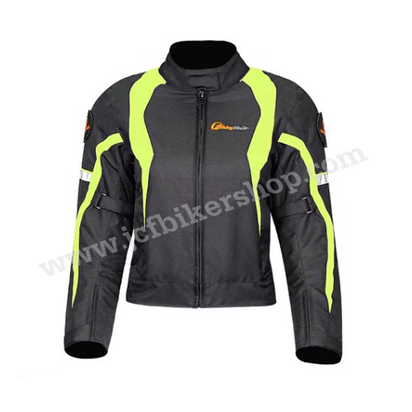 JACKET Riding Tribe JK-64 Women motorcycle racing สีเขียว
