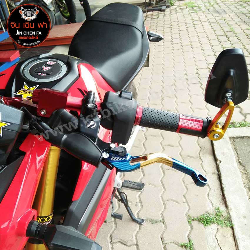 มือเบรค+ครัชHONDA MSX,MSX125SF สีทองไทเท