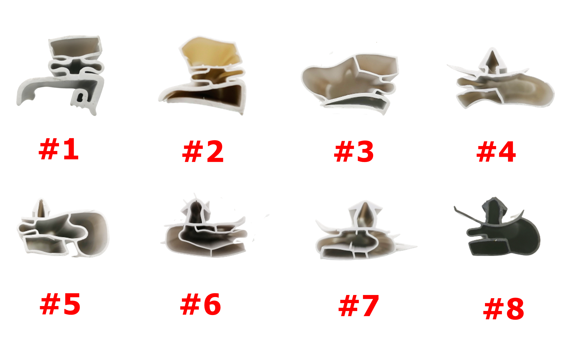 ขอบยางประตู #3 ปีกใหญ่ รุ่นใหม่ (ราคา/เมตร)