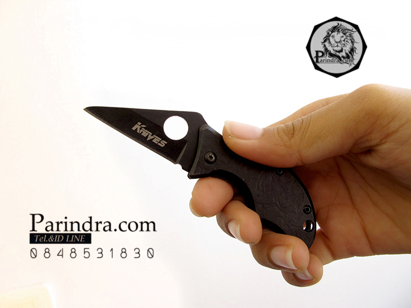 มีดพับ SR Mini Humming Bird สีดำ มีดพับขนาดมินิ พกพาสะดวก