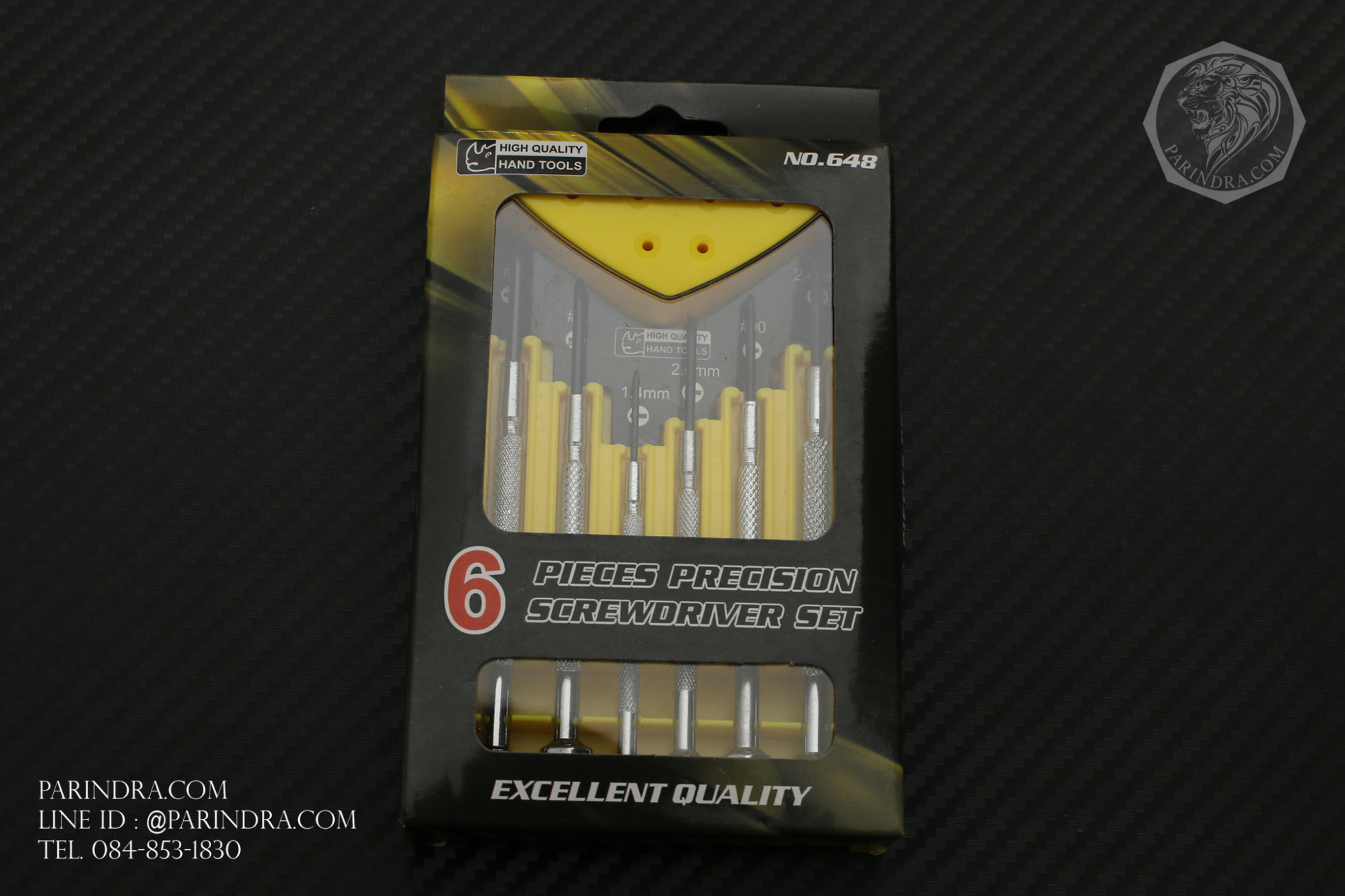 RHINO BRAND No.648 ชุดไขควงขนาดเล็ก 6 ขนาด Screwdriver Set