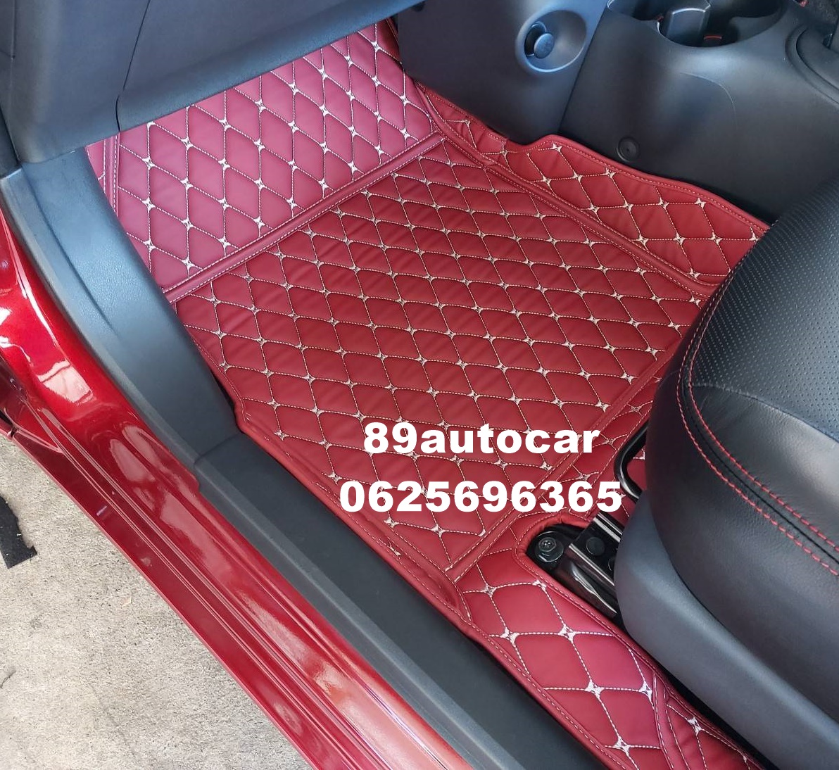 พรมในรถยนต์ Nissan March เข้ารูป เต็มคัน