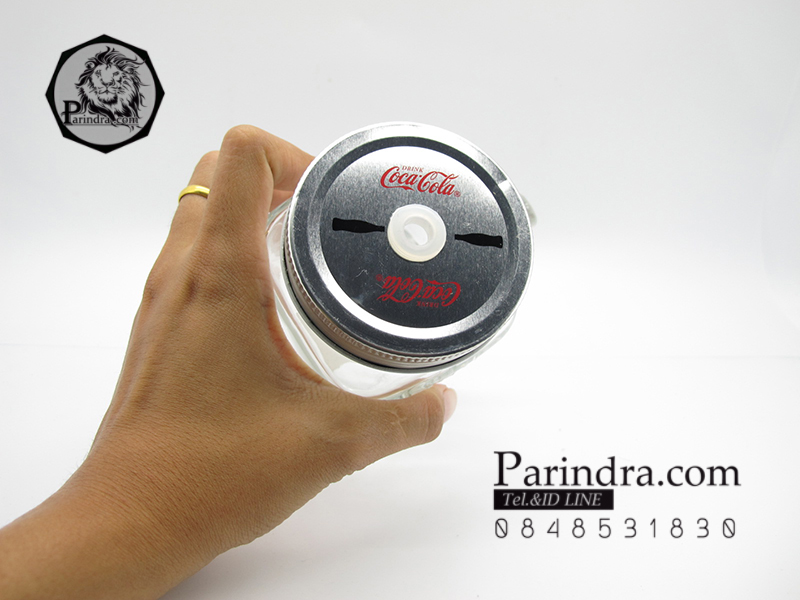 แก้ว Coca Cola แนวๆมีฝาปิด และรูใส่หลอด