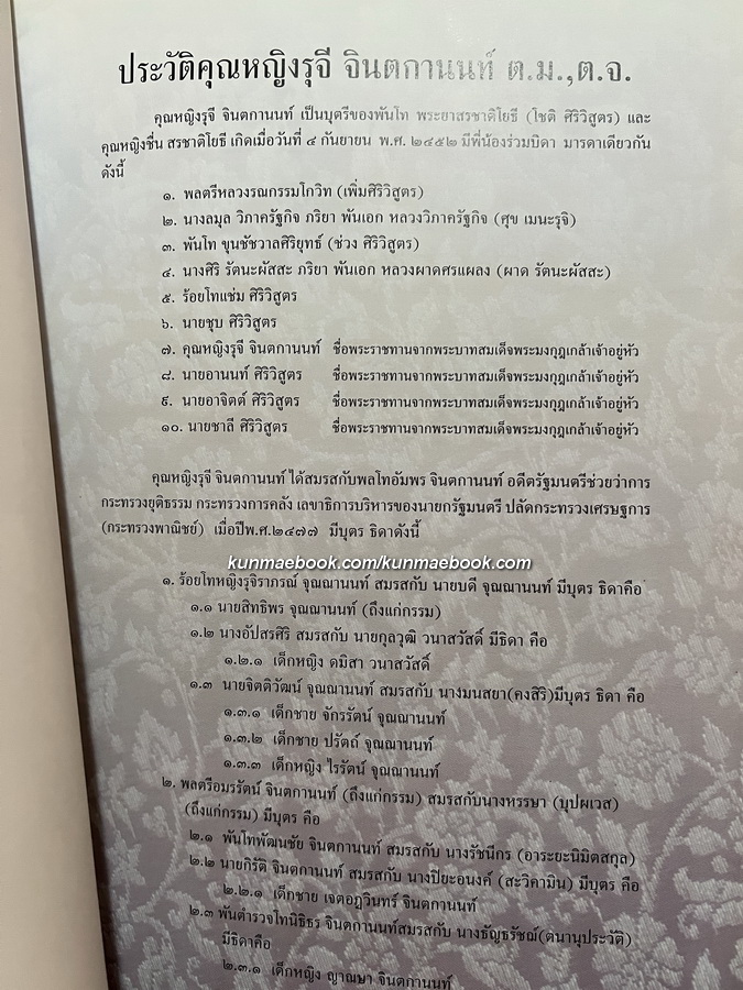 อนุสรณ์ในงานพระราชทานเพลิงศพ คุณหญิงรุจี จินตกานนท์ ต.ม.,ต.จ.