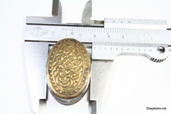 ตลับทองเหลืองสมัยโบราณ ปี 2517