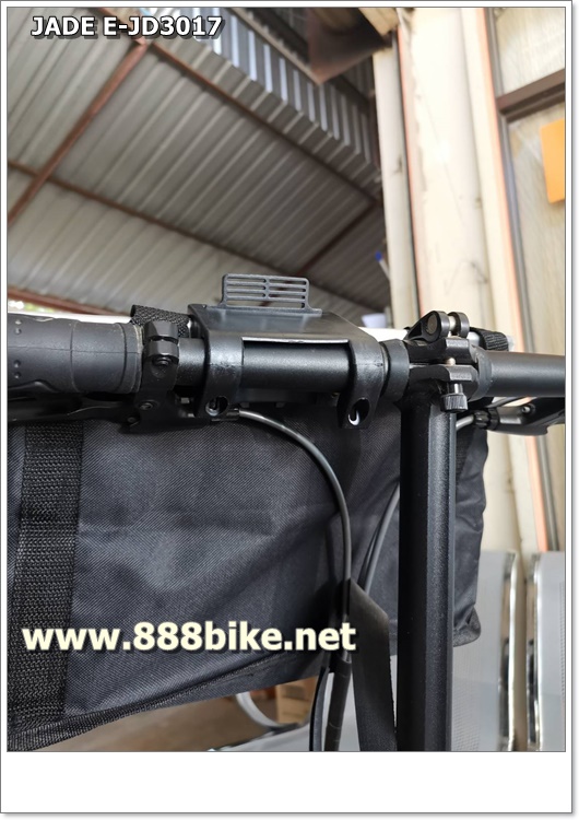 JADE E-JD3017 FABRIC FRONT BASKET, 27X41X24CM.