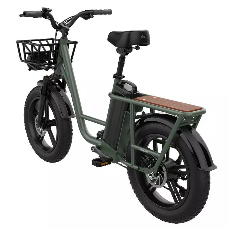 จักรยานไฟฟ้า Fiido T1 CARGO Utility Electric Bike Fat tires เกียร์ 7สปีด แรง 750วัตต์ ล้อ 20นิ้ว