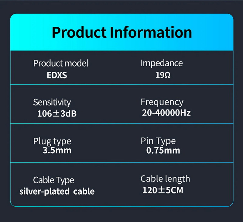 KZ EDXS หูฟังไดรเวอร์ Dynamic 10 mm ประสิทธิภาพสูง ประกันศูนย์ไทย