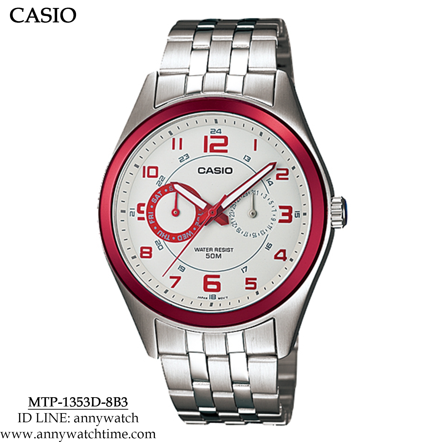 CASIO MTP-1353D-8B3