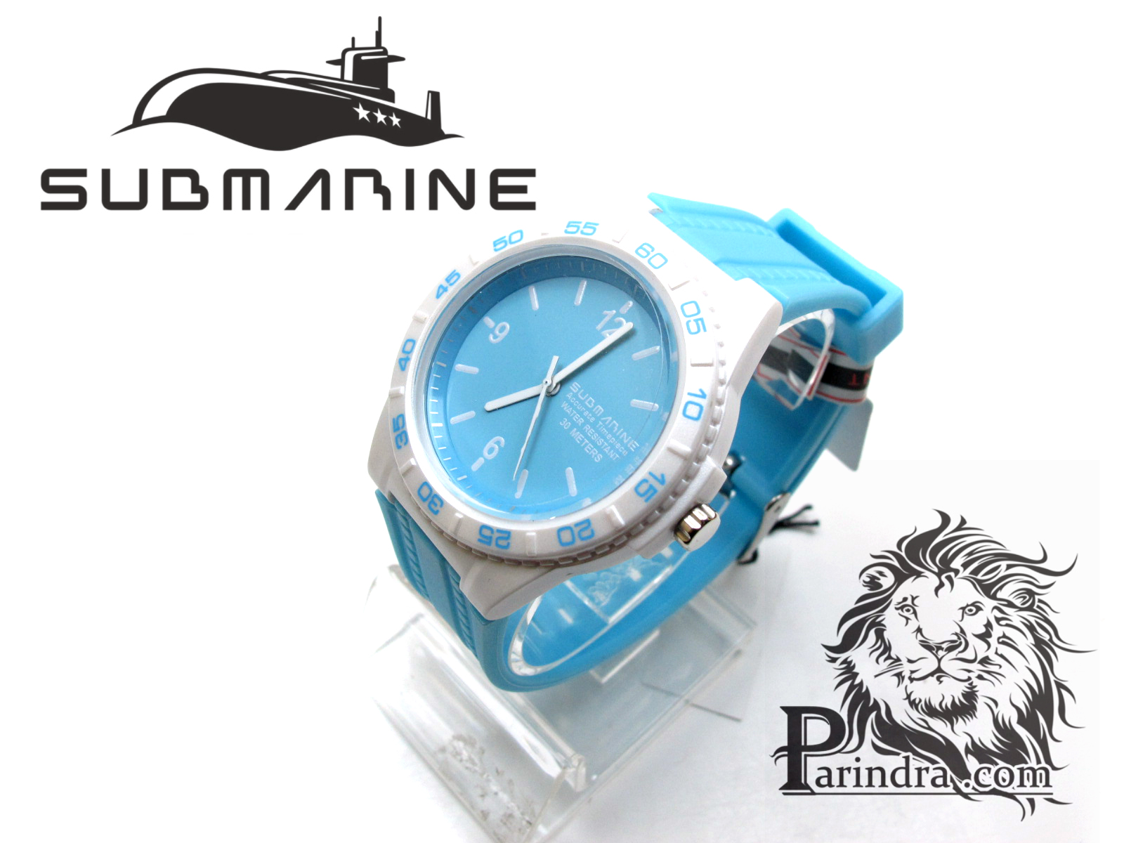 นาฬิกา US submarine Standard ของแท้ 100% สีขาว-ฟ้า หวาน