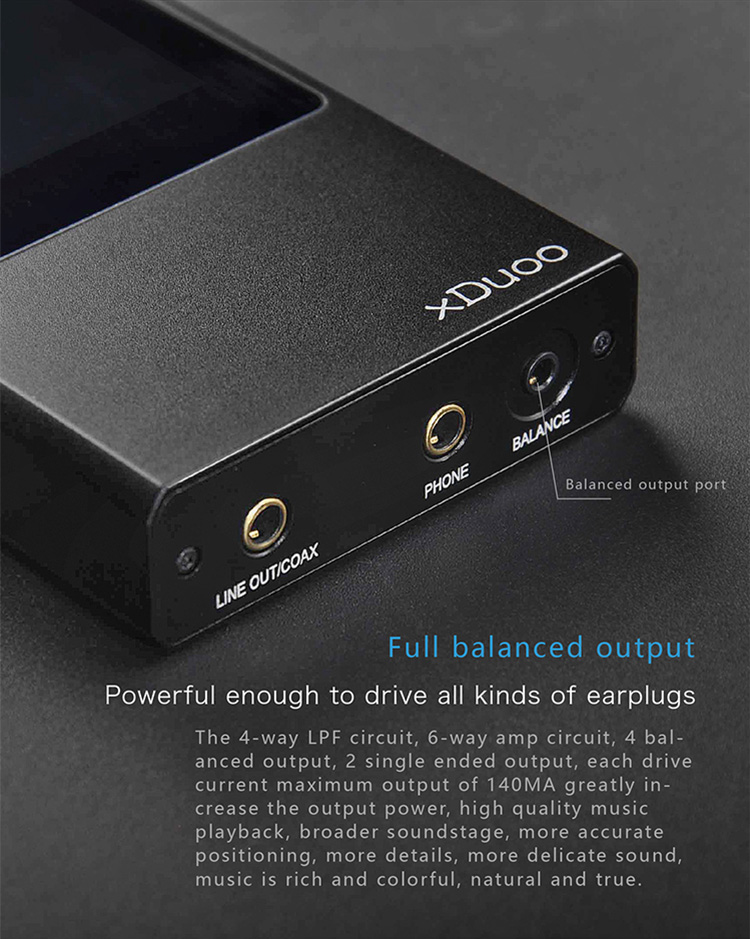 ขาย xDuoo X20 เครื่องเล่นพกพารองรับ Balanced lossless DSD USB DAC