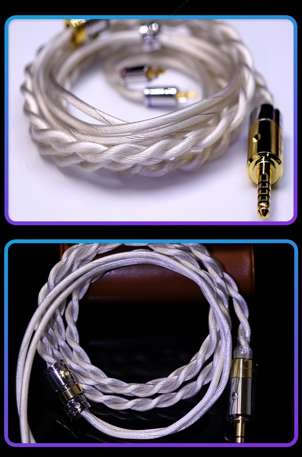 ขาย Hakugei White Dragon สายอัพเกรดหูฟัง ผสมโลหะหายาก Palladium