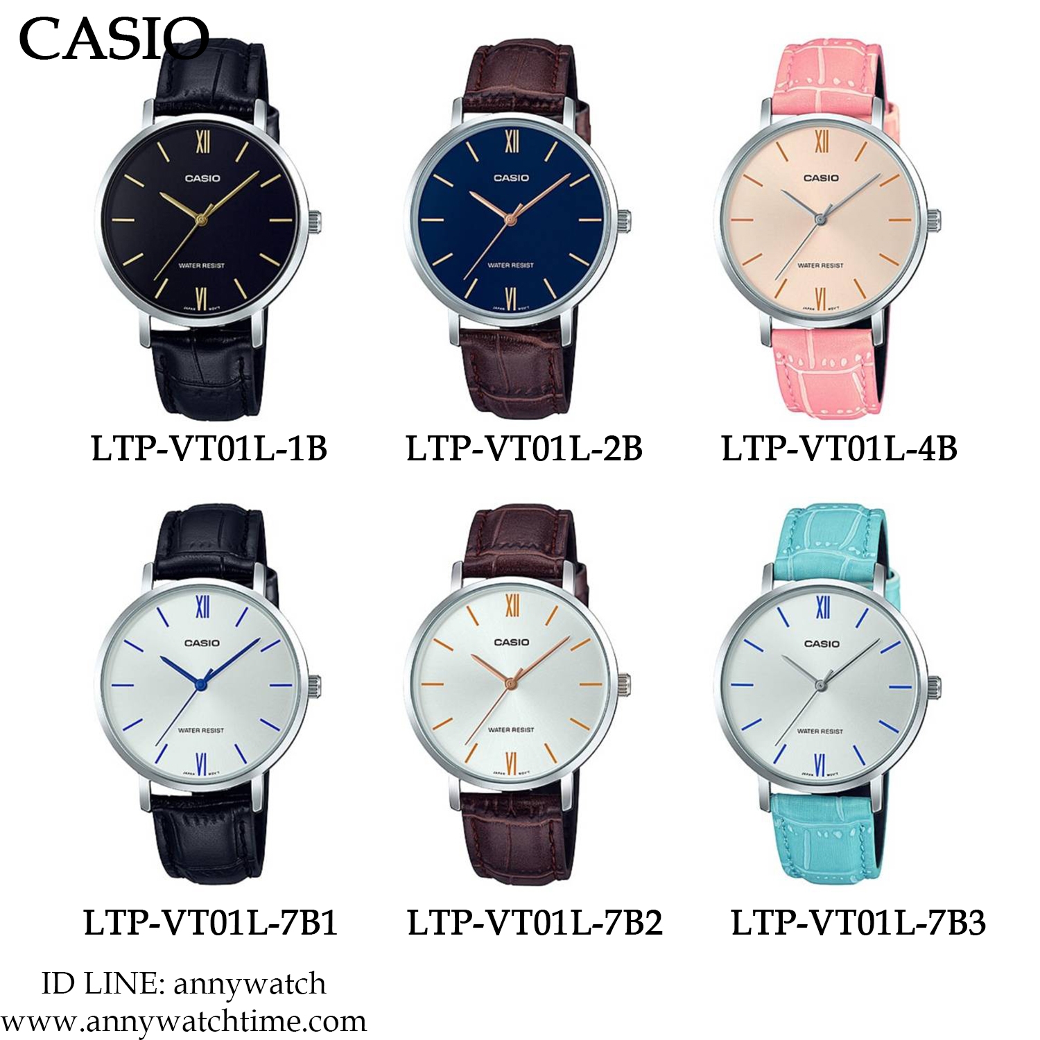 CASIO LTP-VT01L-1B